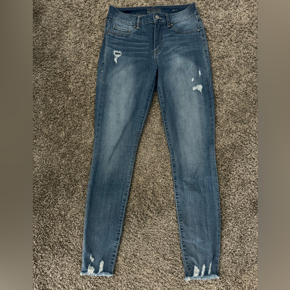 Blue ripped skinny jeans | size: 28 | Marshall